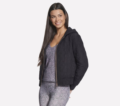 Skechers- Women GO WALK Cozy Fit Diamond Jacket