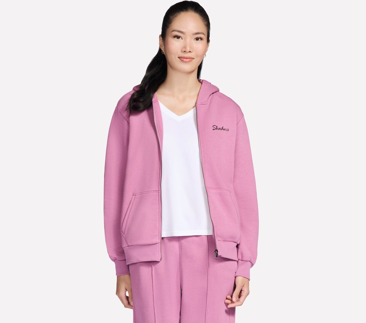Skechers- Women SKECH SWEATS Signature Full Zip Hoodie