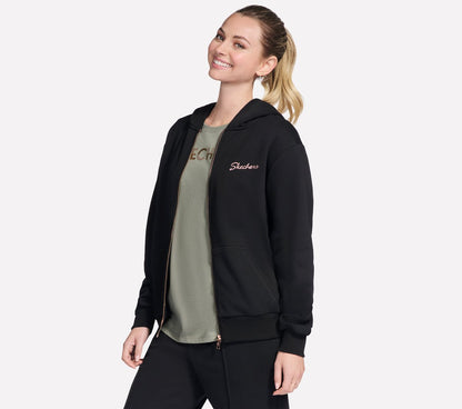 Skechers- Women SKECH SWEATS Signature Full Zip Hoodie