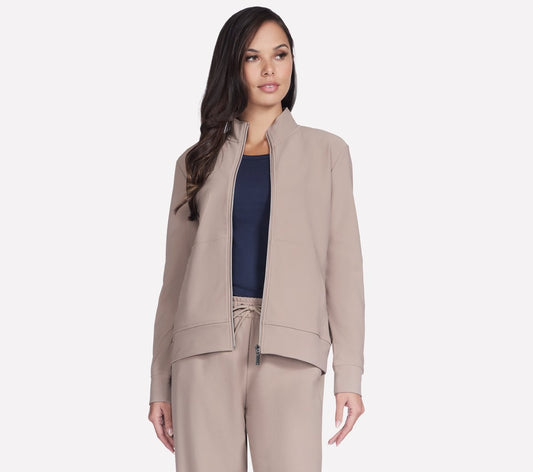 Skechers- Women GO Luxe Rib Everyday Full Zip Jacket