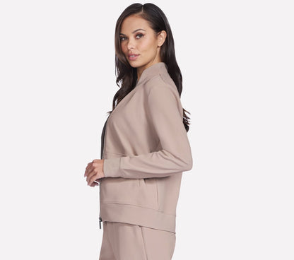 Skechers- Women GO Luxe Rib Everyday Full Zip Jacket
