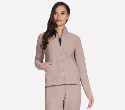Skechers- Women GO Luxe Rib Everyday Full Zip Jacket