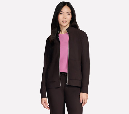 Skechers- Women GO Luxe Rib Everyday Full Zip Jacket