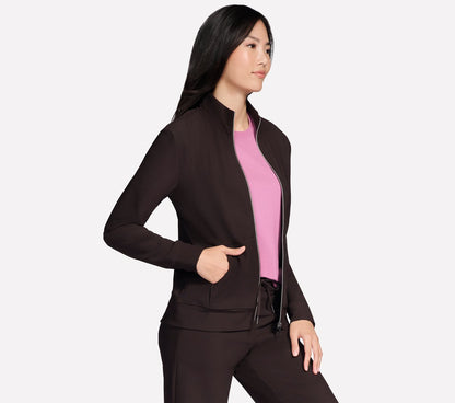 Skechers- Women GO Luxe Rib Everyday Full Zip Jacket