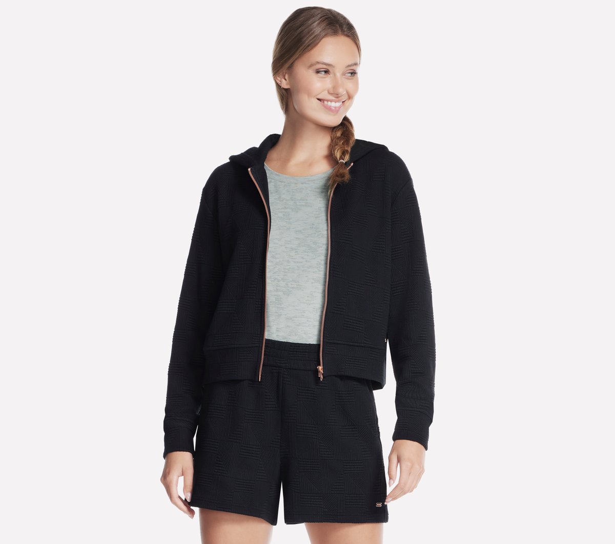 Skechers- Women GO WALK Everywhere Diamond Full Zip Jacket
