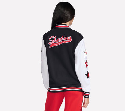 Skechers- Women Classic Varsity Jacket