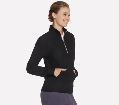 Skechers- Women GO LUXE Rib 1/4 Zip