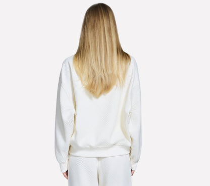 Skechers- Women Downtown Cozy Fit Long Sleeve Crew