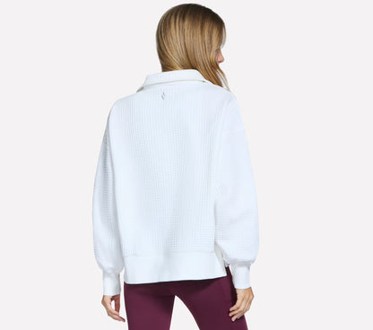 Skechers- Women Downtown Cozy Fit Collared Long Sleeve