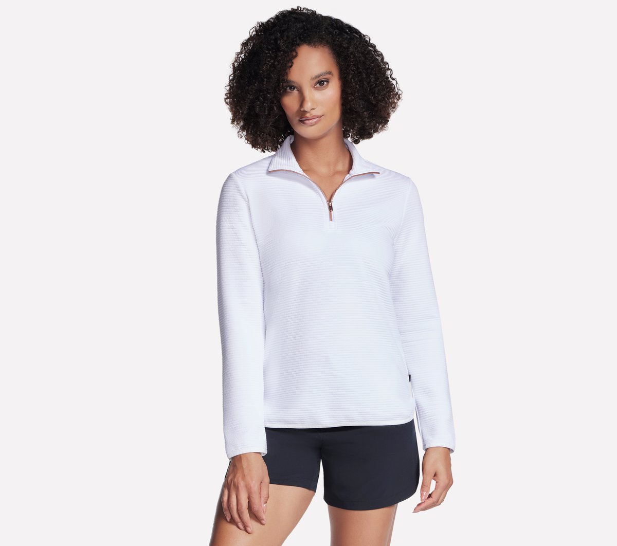 Skechers- Women Soft Knit Ottoman 1/4 Zip
