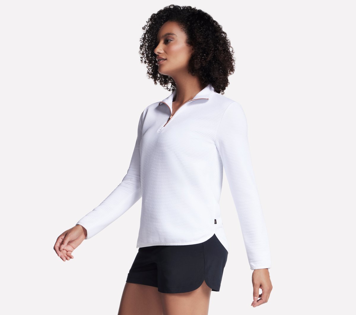 Skechers- Women Soft Knit Ottoman 1/4 Zip