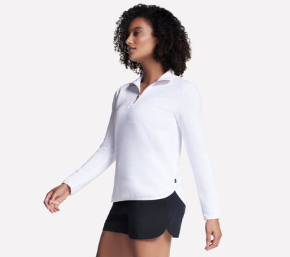 Skechers- Women Soft Knit Ottoman 1/4 Zip