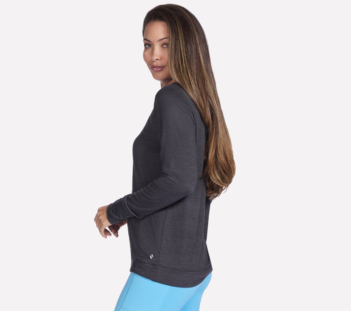 Skechers- Women GO DRI Swift Stripe Hoodie