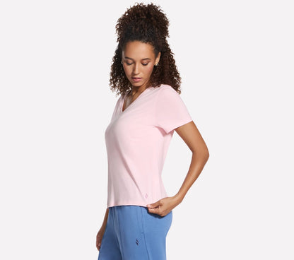 Skechers- Women Pima V-Neck Tee
