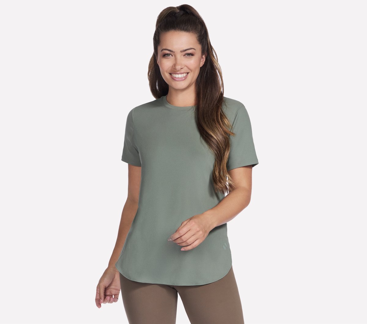 Skechers- Women GO WALK Luxe Rib Tunic Tee