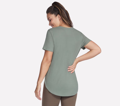 Skechers- Women GO WALK Luxe Rib Tunic Tee