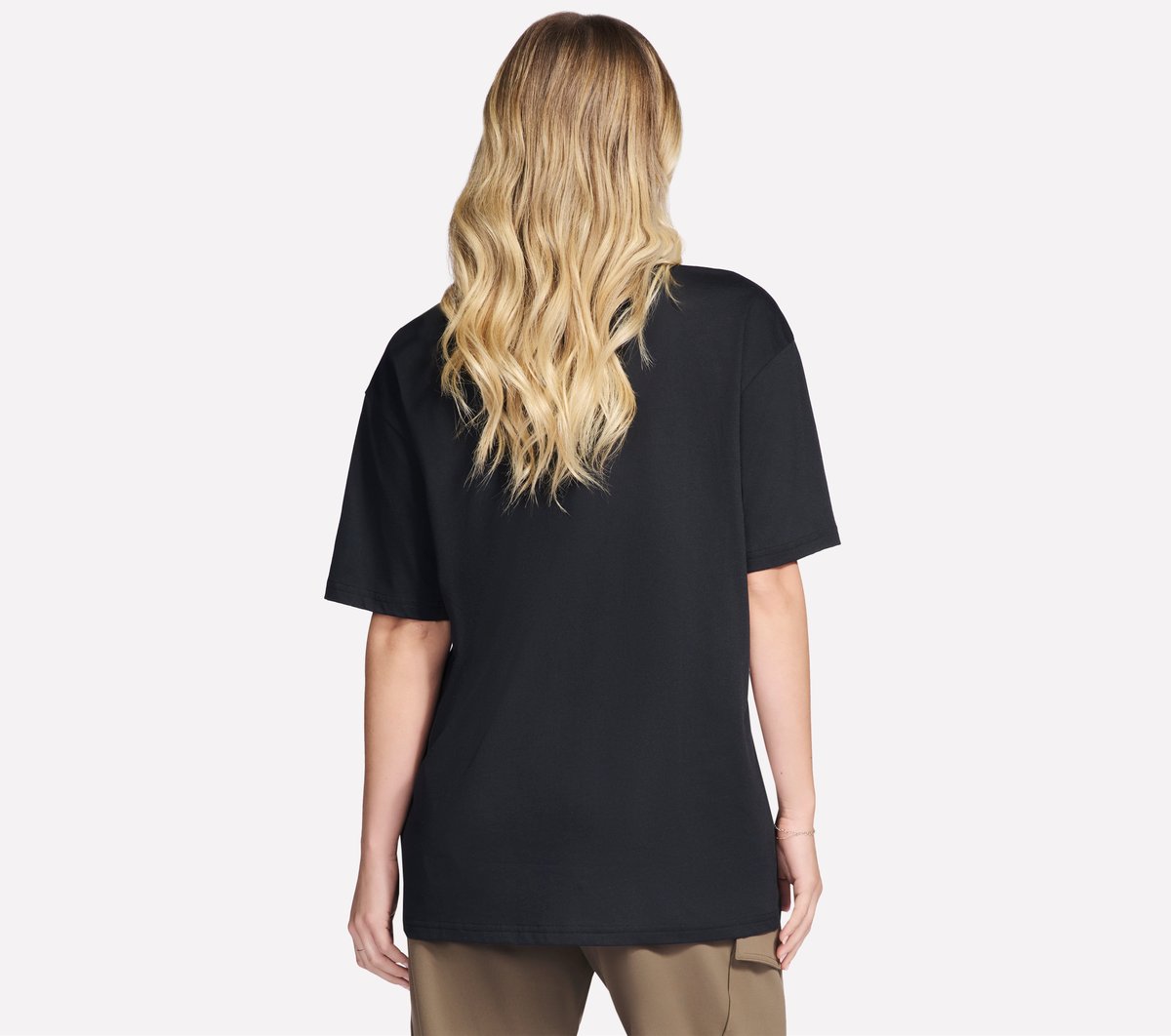 Skechers- Women Gold Splatter Diamond Short Sleeve Tee