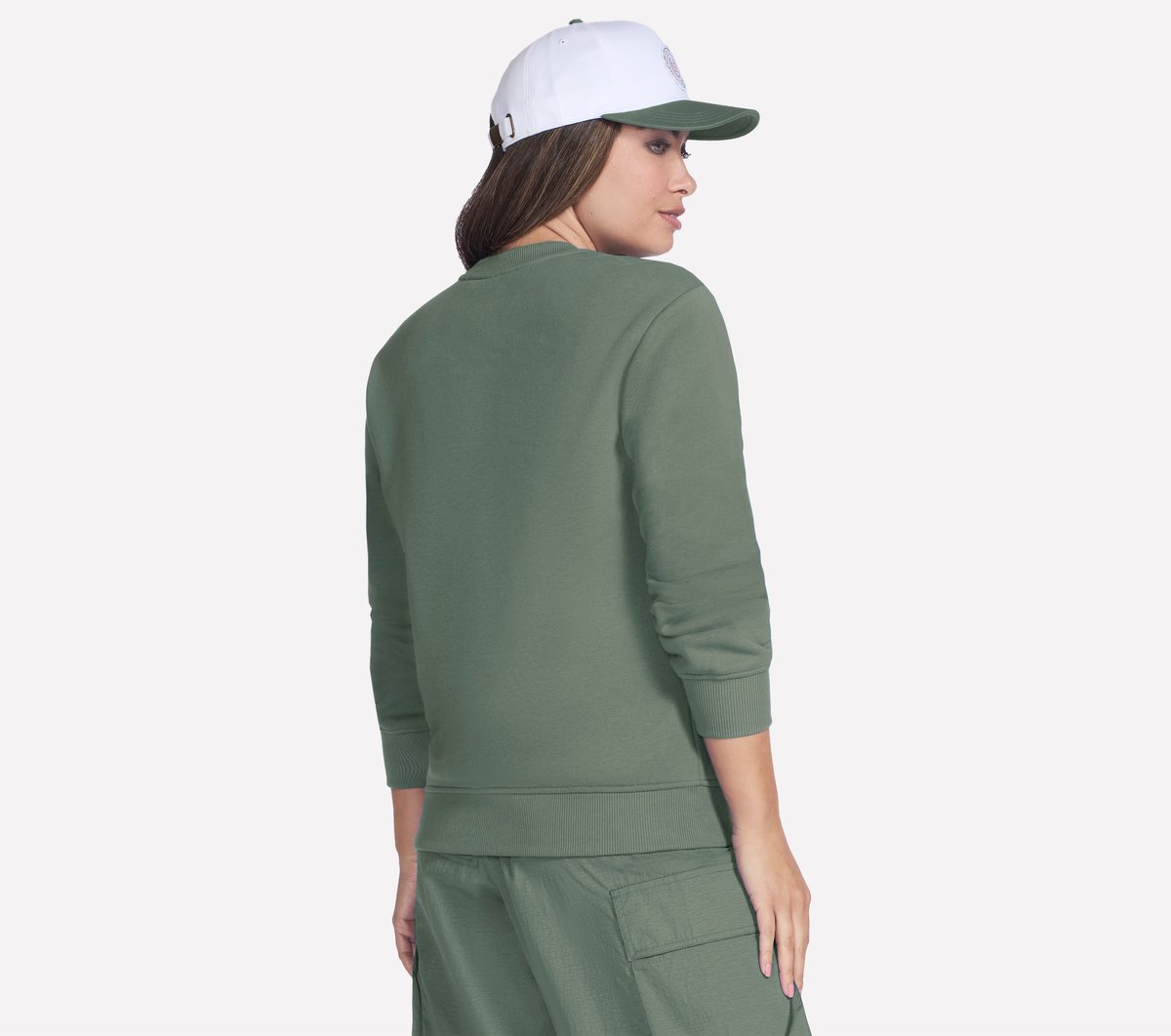 Skechers- Women Collegiate Crest Crewneck