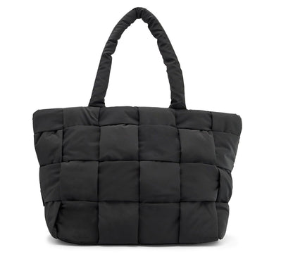 Skechers- Women|Kids|Clothing Quilted Checkered Shopper Bag