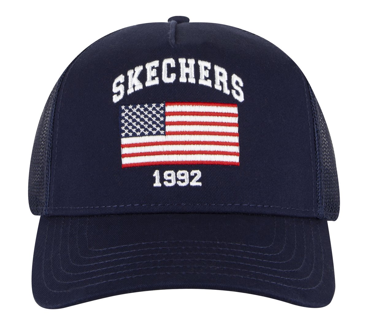 Skechers- Women|Men|Clothing Accessories USA Flag Trucker Hat