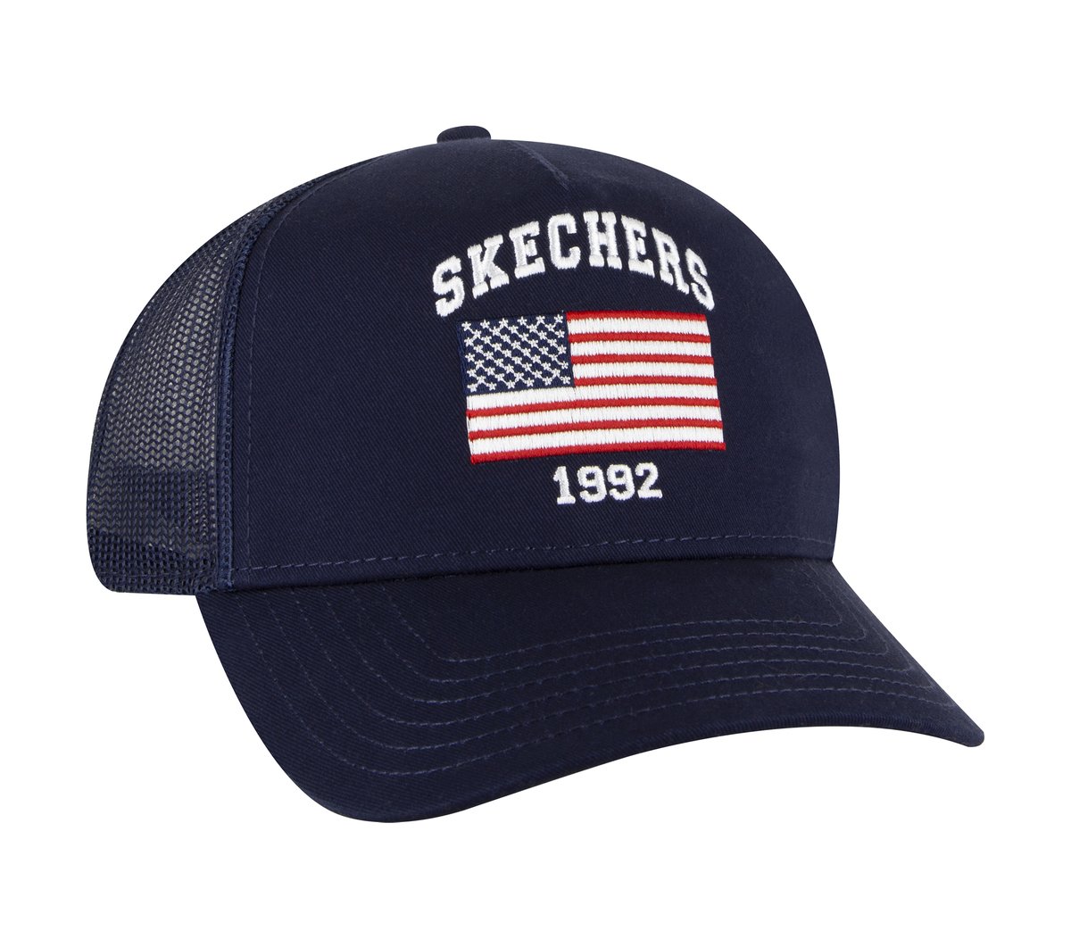 Skechers- Women|Men|Clothing Accessories USA Flag Trucker Hat