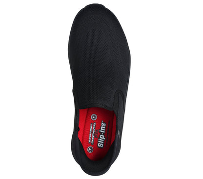 Skechers- Men Slip-ins Work Slip-Resistant Relaxed Fit: D'Lux Walker - Joden