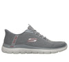 GRAY / RED