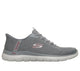 GRAY / RED