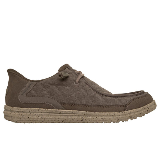 Skechers- Men Slip-ins Relaxed Fit: Melson - Cozy Fit Diamond Moc