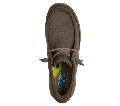 Skechers- Men Slip-ins Relaxed Fit: Melson - Cozy Fit Diamond Moc