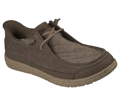 Skechers- Men Slip-ins Relaxed Fit: Melson - Cozy Fit Diamond Moc