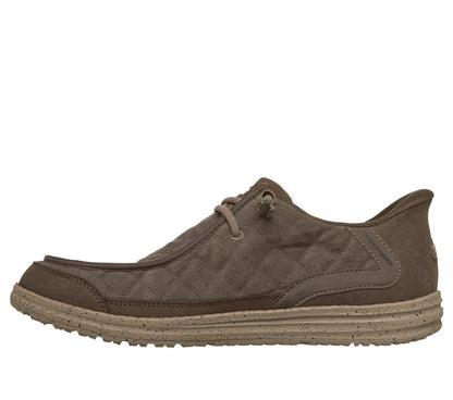 Skechers- Men Slip-ins Relaxed Fit: Melson - Cozy Fit Diamond Moc