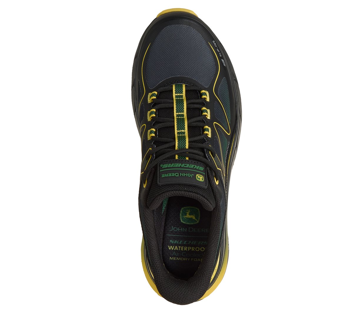 Skechers- Men Slip-ins John Deere Waterproof Relaxed Fit: D'Lux Pro - Reel Cutting