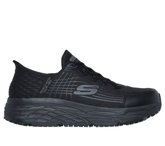 Skechers- Men Slip-ins Work Slip-Resistant Relaxed Fit: Max Cushioning Elite - Remmal