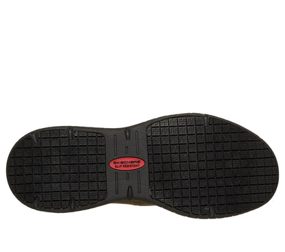Skechers- Men Slip-ins Work Slip-Resistant: Arch Fit Crosser