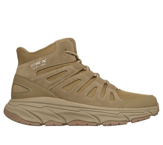 Skechers- Men Slip-ins Work Slip-Resistant: D'Lux Journey