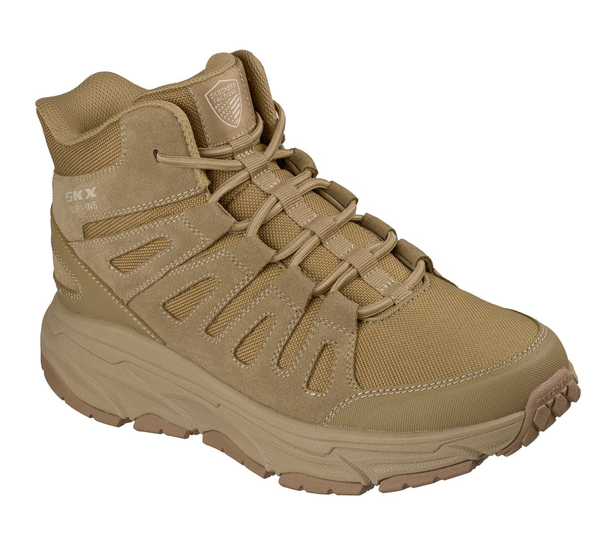 Skechers- Men Slip-ins Work Slip-Resistant: D'Lux Journey