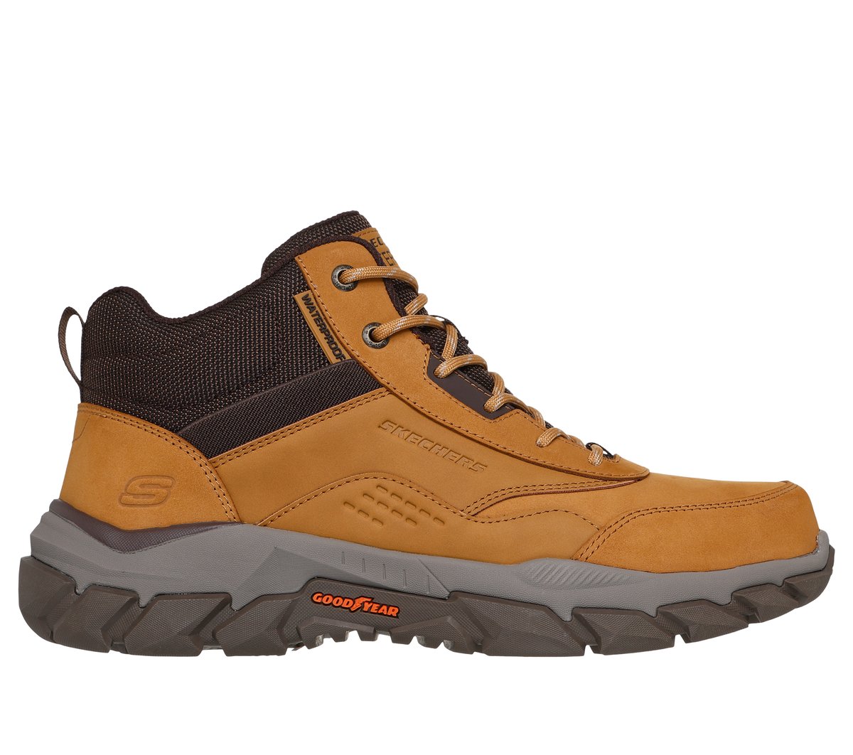 Skechers- Men Waterproof Relaxed Fit: Santoro - Cannon