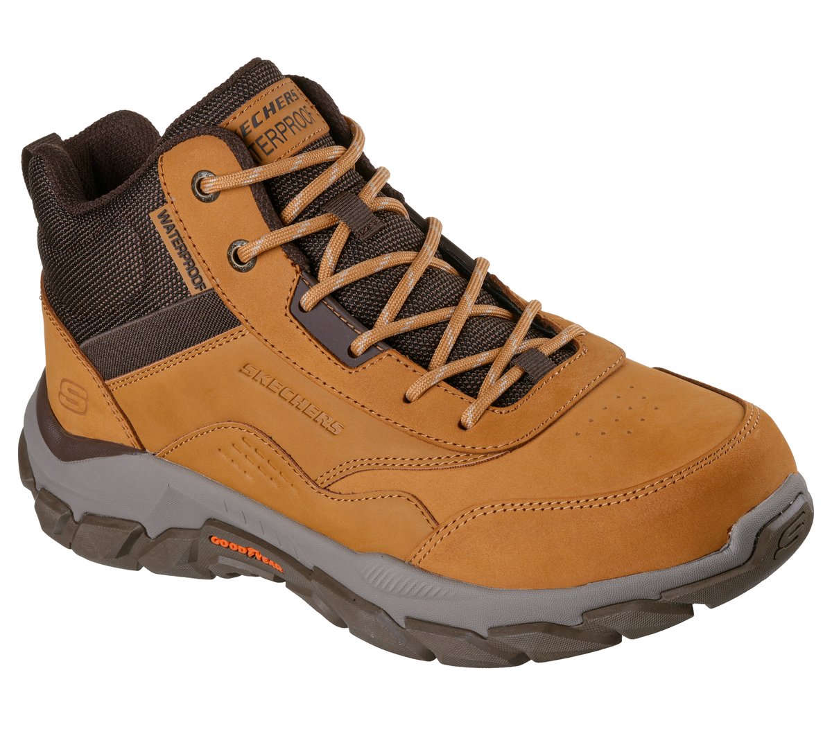 Skechers- Men Waterproof Relaxed Fit: Santoro - Cannon