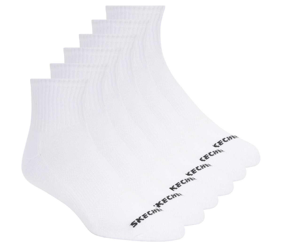 Skechers- Men|Clothing 6 Pack Core Quarter Large Socks