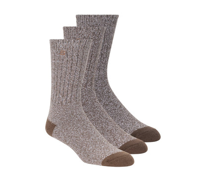 Skechers- Men|Clothing Super Soft Boot Crew Socks - 3 Pack