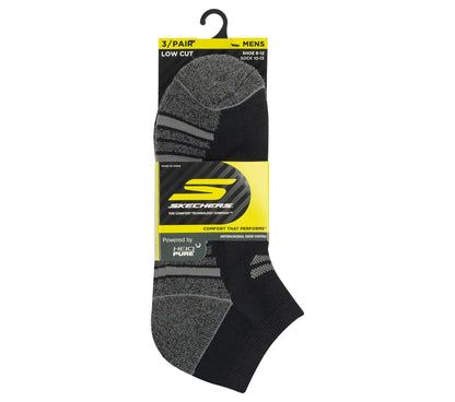 Skechers- Men|Clothing 3 Pack Men's Half Terry Low Cut Socks