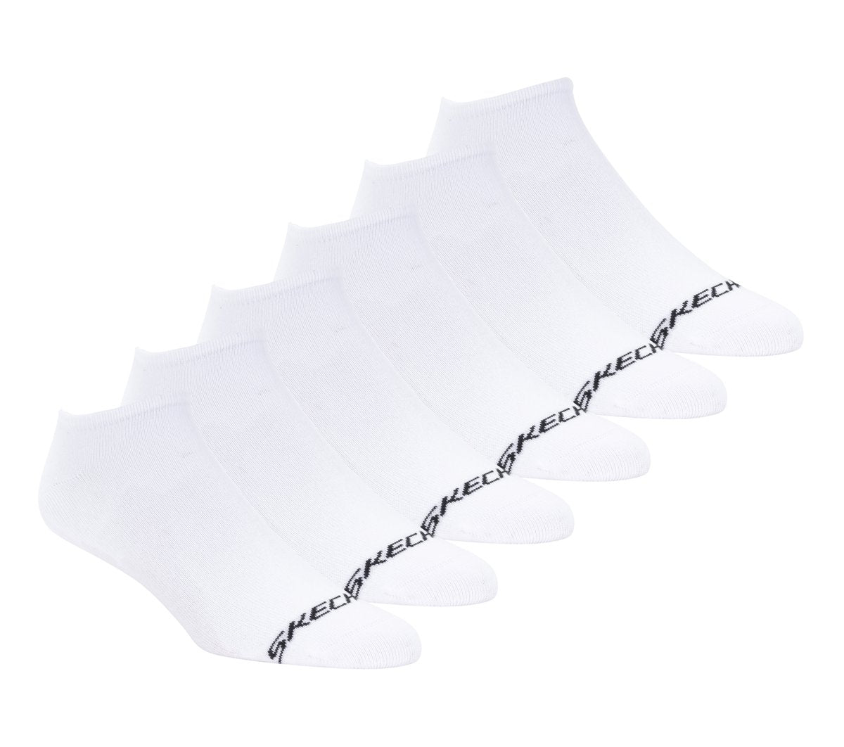 Skechers- Men|Clothing 6 Pack Men's Cotton No Show Socks