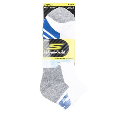 Skechers- Men|Clothing 3 Pack Men's Half Terry Quarter Crew Socks