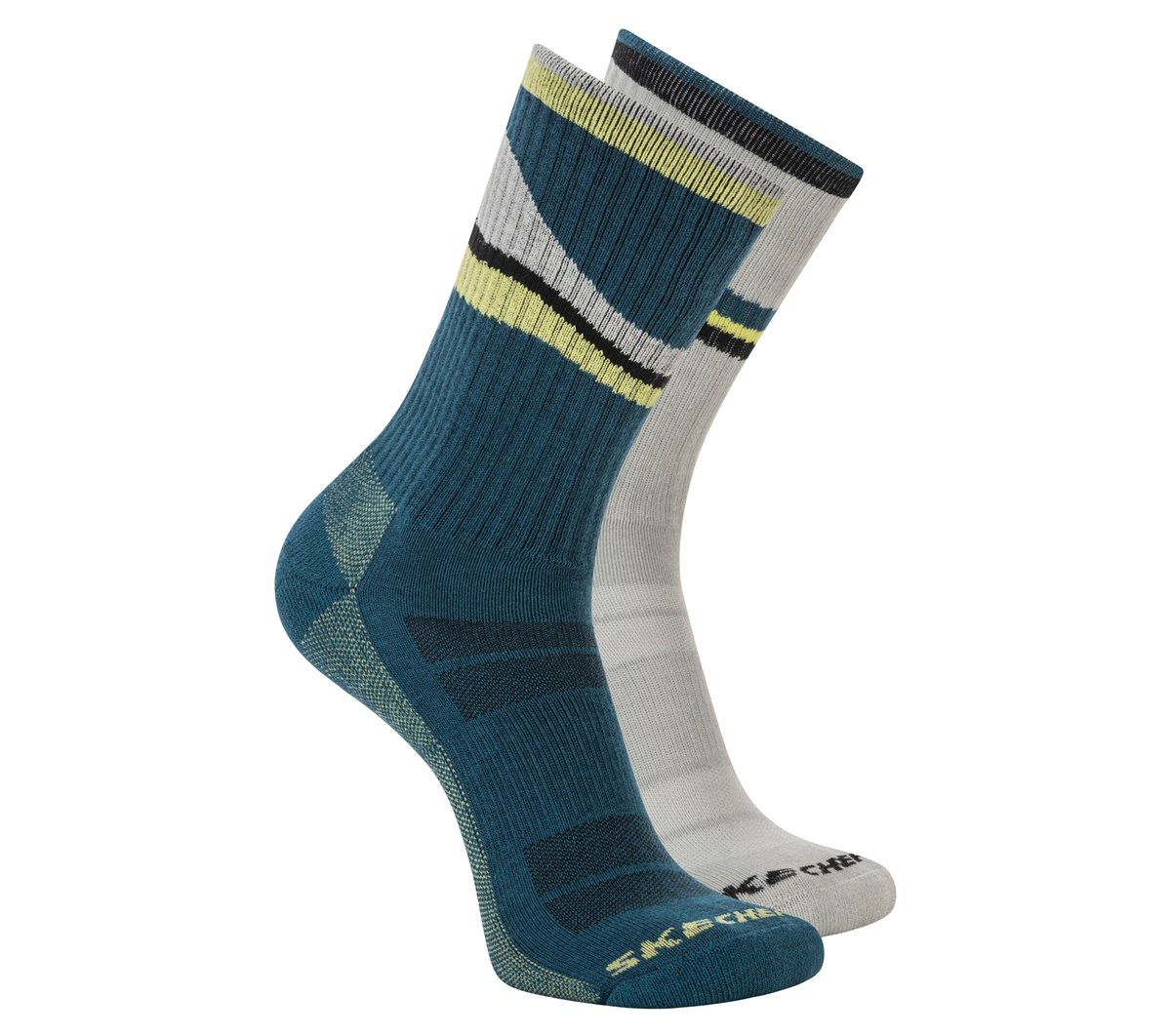 Skechers- Men|Clothing 2 Pack Men's Crew Trail Socks