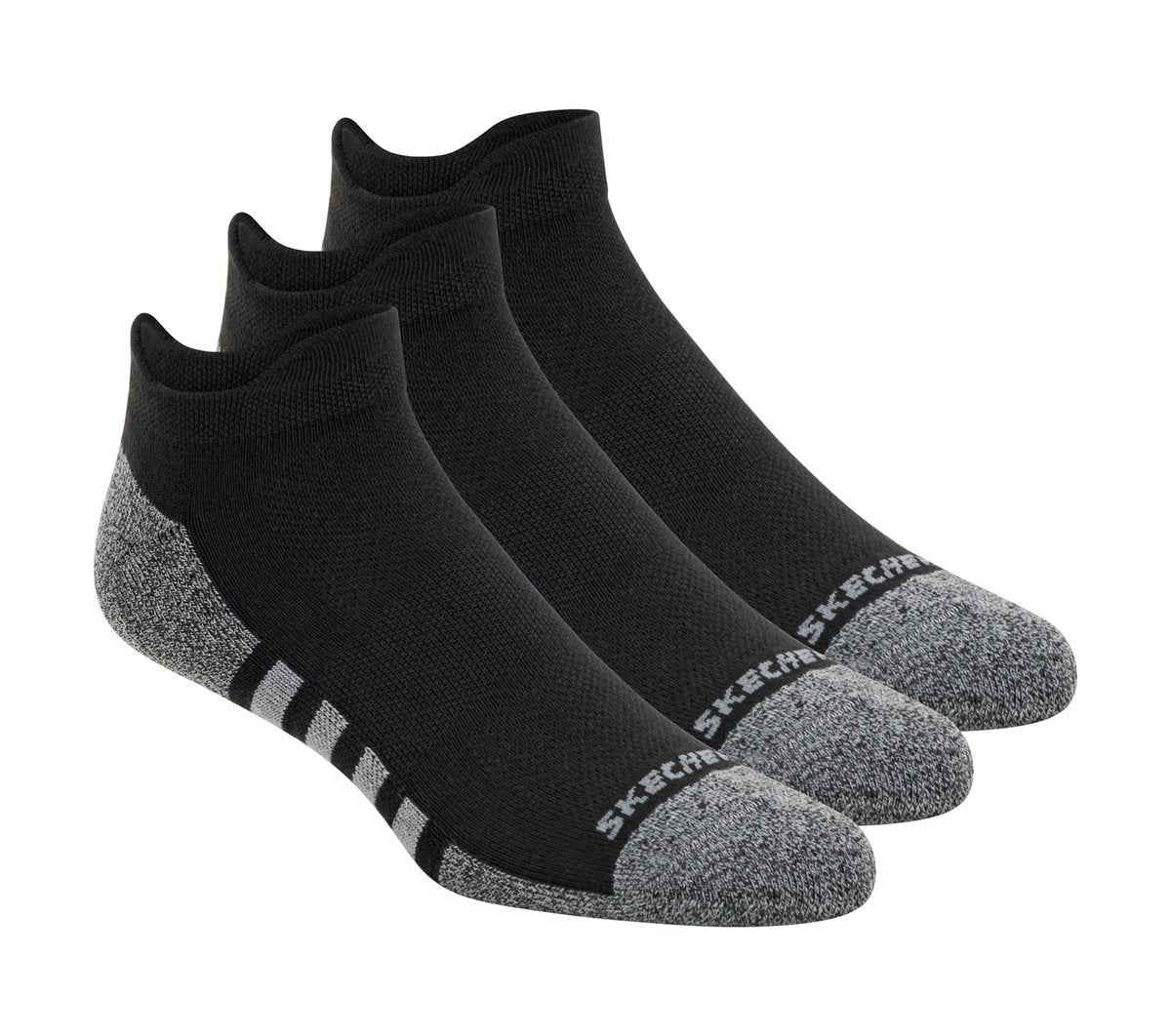 Skechers- Men|Clothing Lowcut Heel Tab Work Socks - 3 Pack