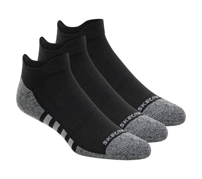 Skechers- Men|Clothing Lowcut Heel Tab Work Socks - 3 Pack