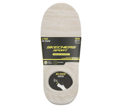 Skechers- Men|Clothing 6 Pack Men's Sneaker Liner Socks