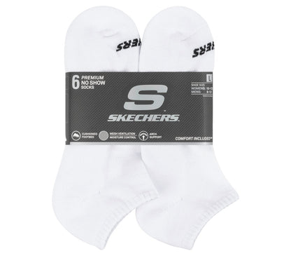 Skechers- Men|Clothing 6 Pack Core Low Cut Large Socks