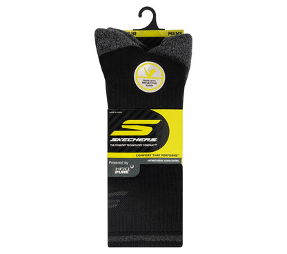 Skechers- Men|Clothing 3 Pack Men's Reflective Performance Crew Socks